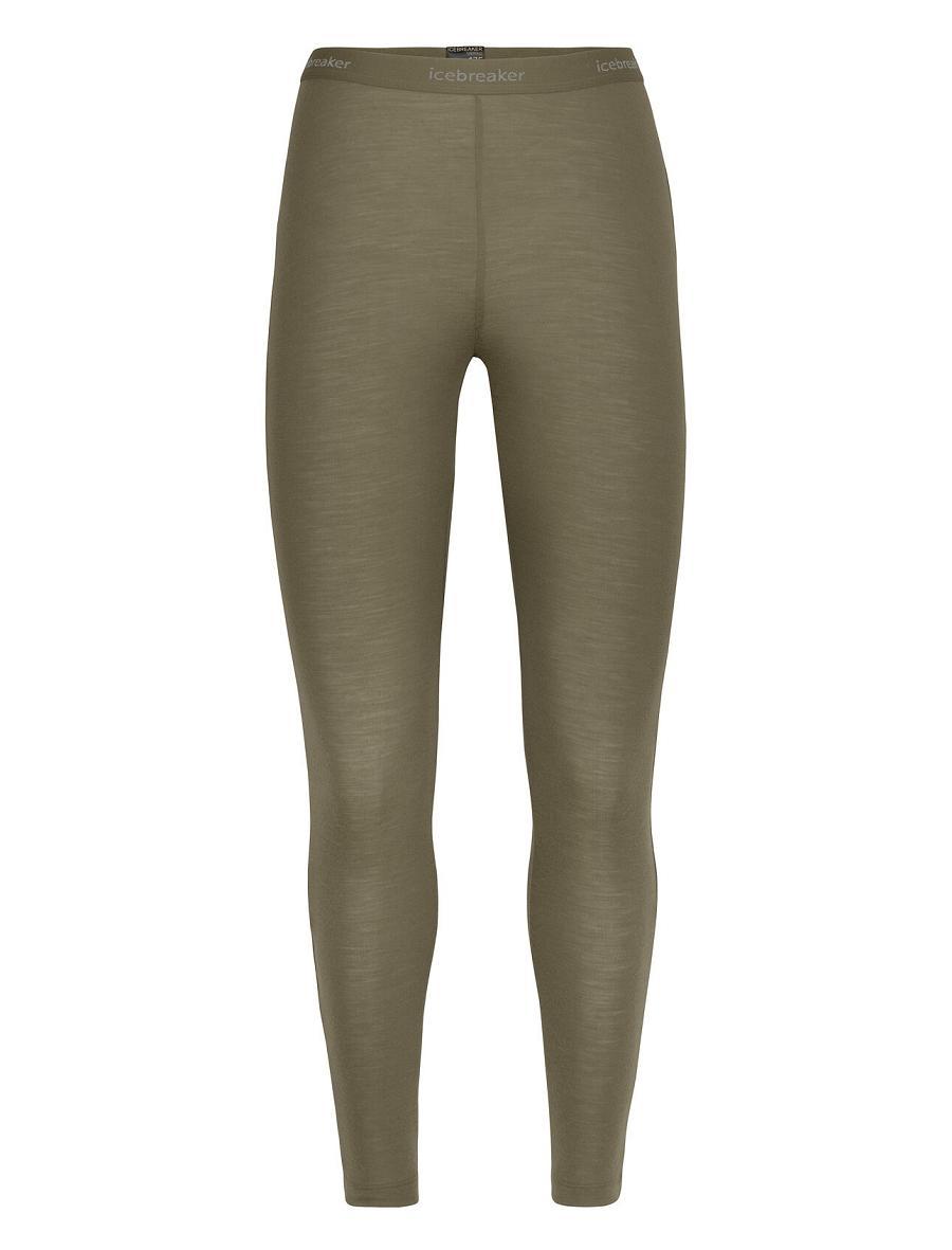 Base Layers Icebreaker Merino 175 Everyday Thermal Leggings Femme Vert Olive | FR 1899BEXC